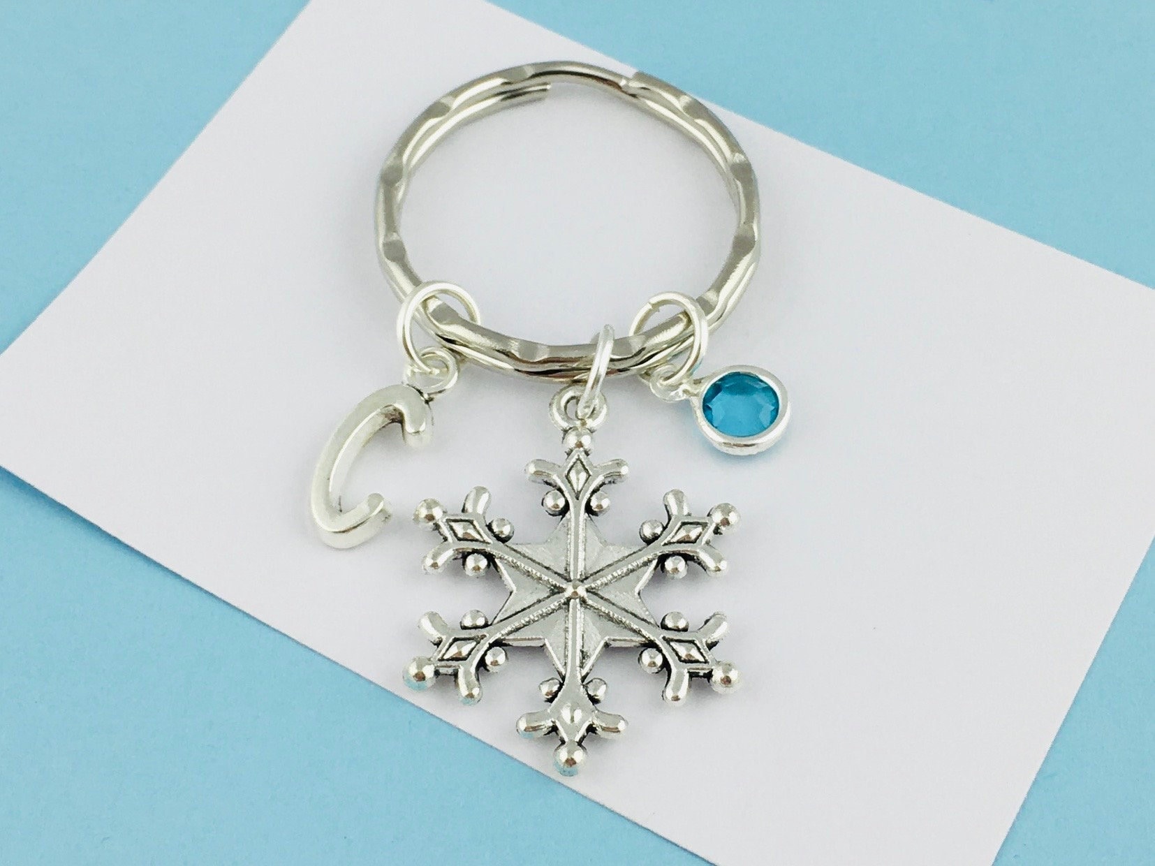 Snowflake keychain best sale