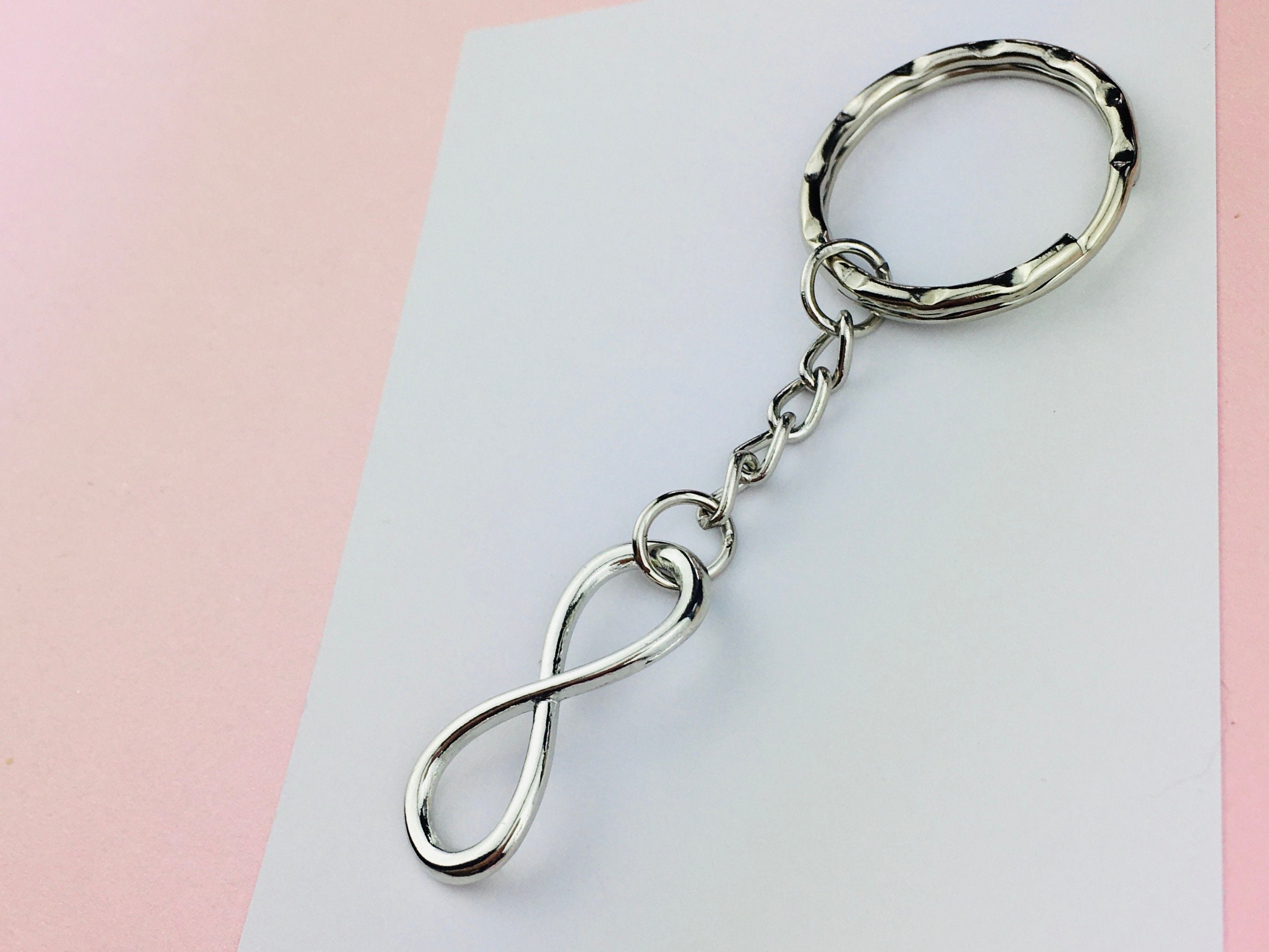 Infinity Keychain, Eternity Symbol Keyring, Couples Gifts Housewarming ...