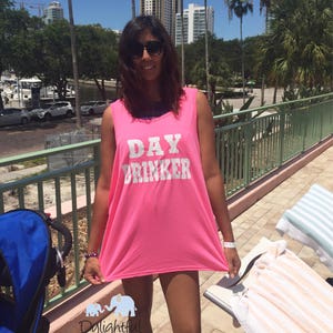 Neon Pink Beach Cover Up Etsy