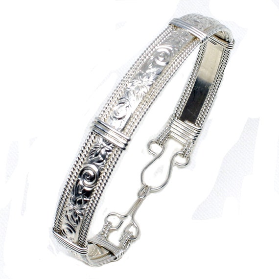 Handgemaakt Sieraden Armbanden Bangles Sterling Zilveren Wrap Bangle 