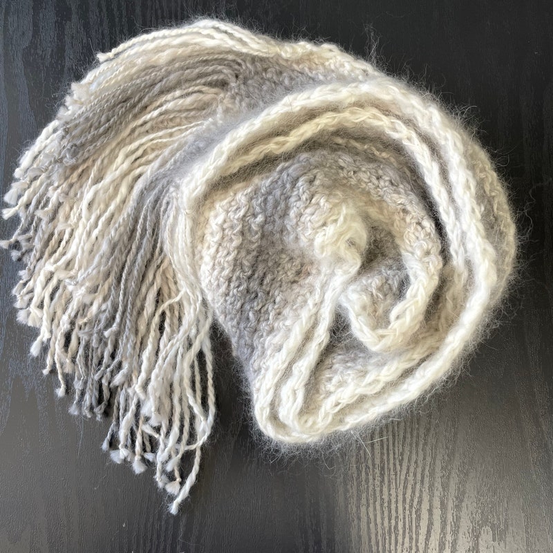 Gradient Bandanas 100% Angora Wool Scarf - Etsy