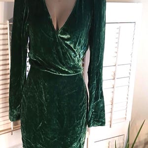 green emerald velvet dress Zapaka Women Dark Green Covertible Wear Velvet Long Bridesmaid Dress Ruched Bridal Party Dress, Dark Green / US6