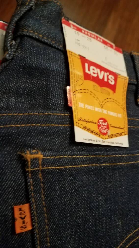 70's VINTAGE Levi's reversibleベスト ORANGE