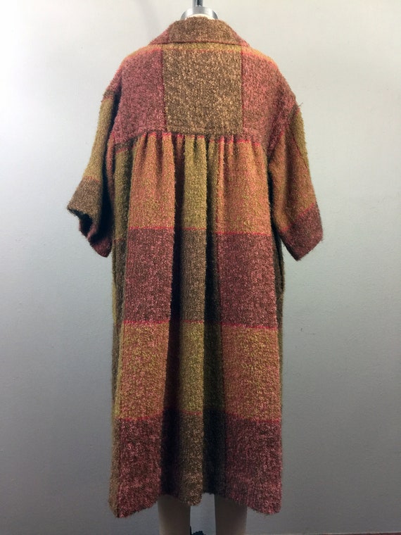 Vintage 1960s BONNIE CASHIN Sills Swing Coat and Dress Set Plaid