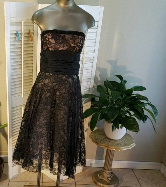 chinese dress ladies Peekaboo Lace Knit Pencil Dress
