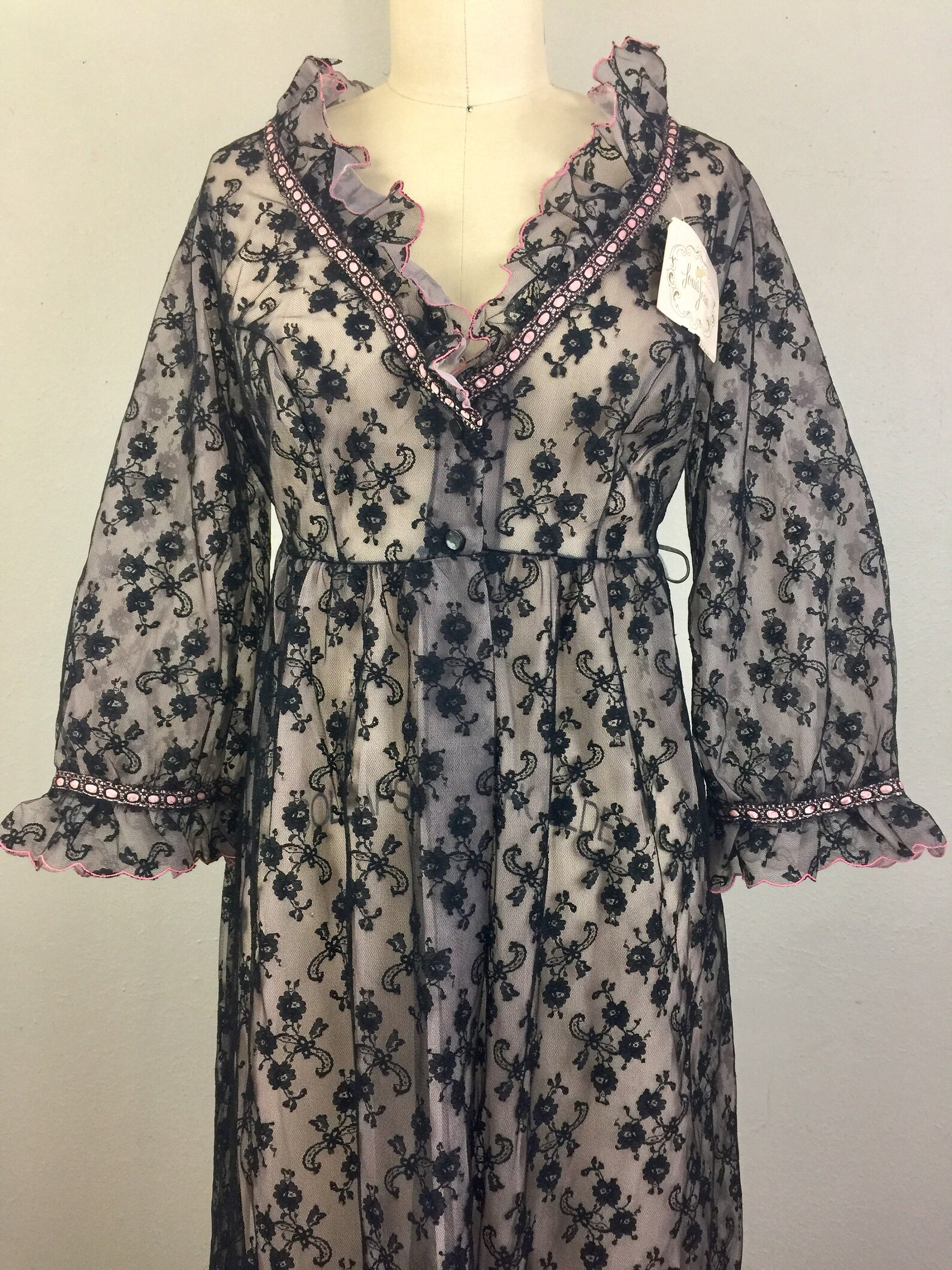 vintage duster robe