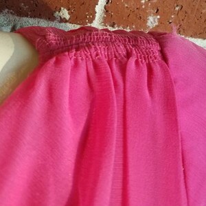 Vintage 60s/50s Pink Party Frock Mad Men Rockabilly M image 3