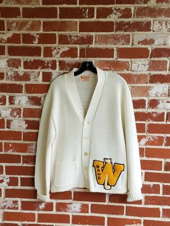 Vintage 40s/50s Letter Sweater Band Grandpa Sweate