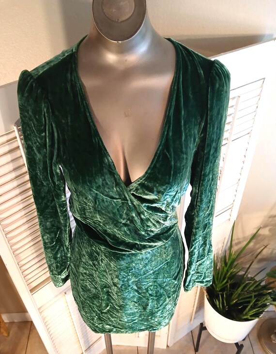 Zara Green Velvet Wrap Dress Buy Yours Curve Green London Crushed Velvet Wrap  Dress From Next