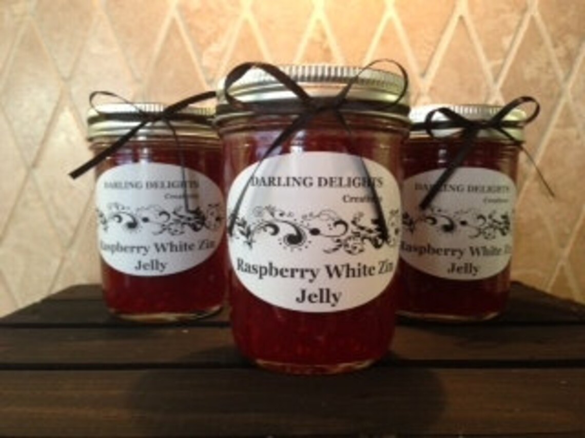Oh so Good Raspberry White Zinfandel Wine Jelly Etsy