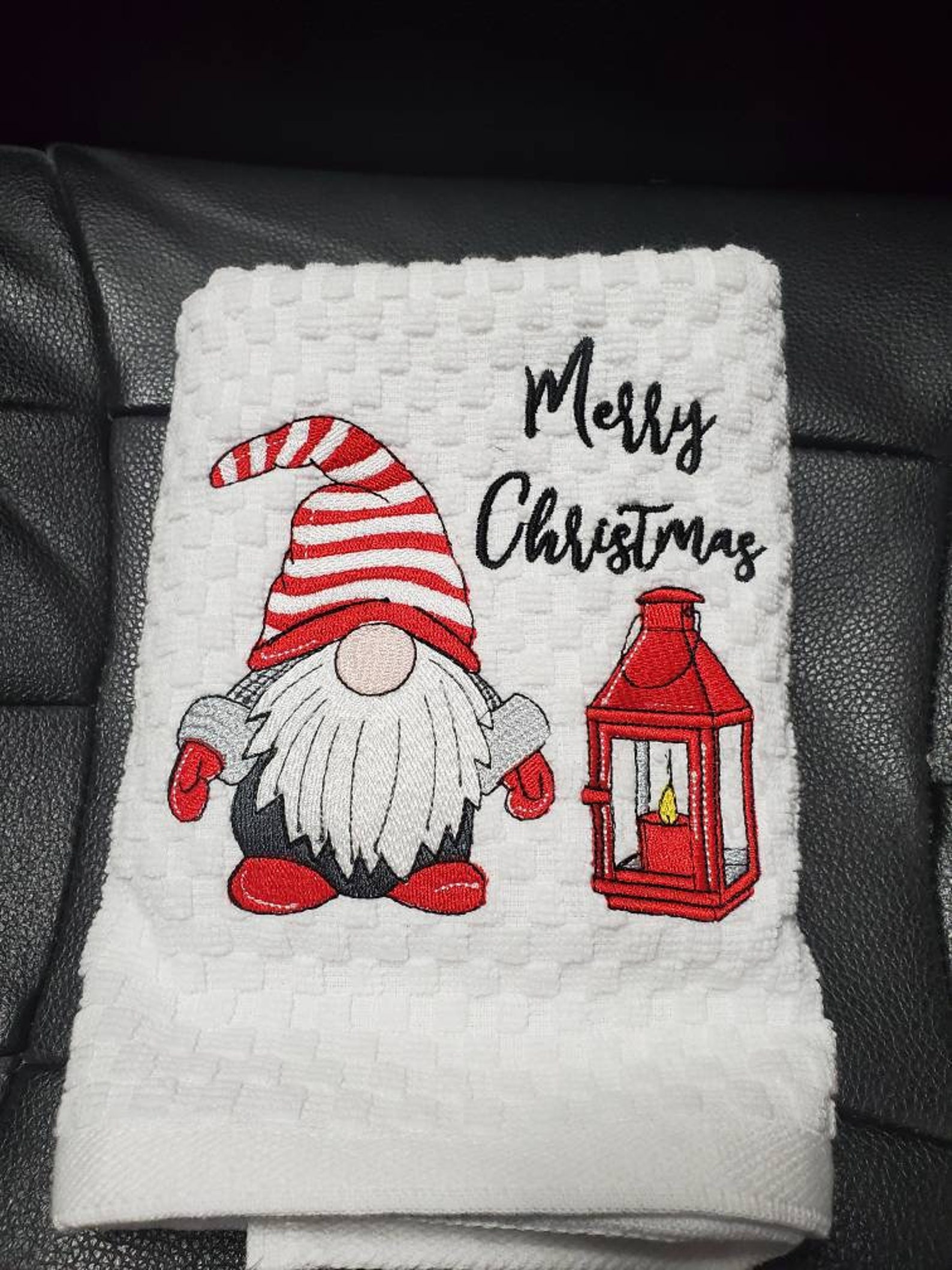 GNOME Kitchen Towels Kitchen Towels Love GNOME Gnome White Etsy