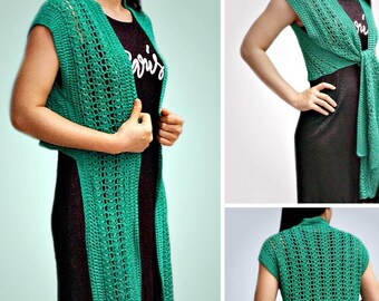 Scarfie Bolero pdf crochet pattern ( size M - 4XL )