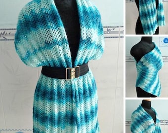 Ocean Tides Wrap pdf crochet pattern