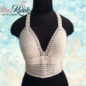 Alluring bralette pdf crochet pattern ( size S - 3XL )