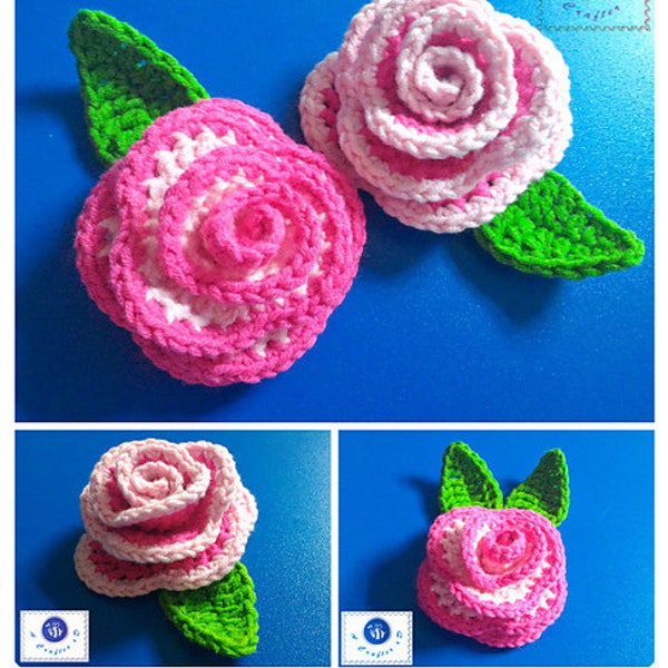 Rose of Spring pdf crochet pattern