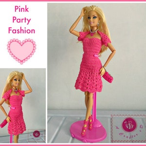 Pink Party Fashion pdf crochet pattern