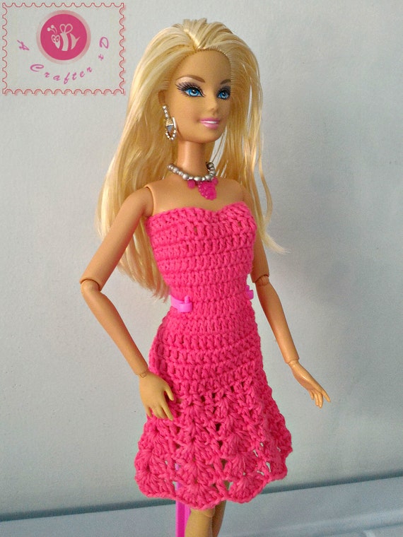 crochet barbie doll dress patterns easy clothes pattern