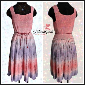 Enchanted sun dress pdf crochet pattern size S 3XL image 2