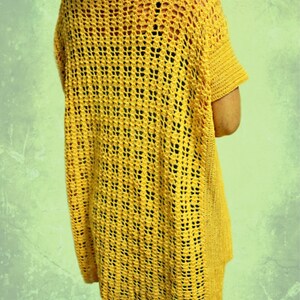 Sunny lace cardi pdf crochet pattern size M 4XL image 2