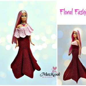 Floral Fashion pdf crochet pattern image 1