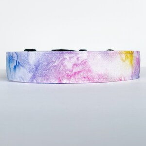 Pastel Tie Dye Dog Collar Girl - Spring and Summer Collar - New Puppy - Kawaii Black Lab