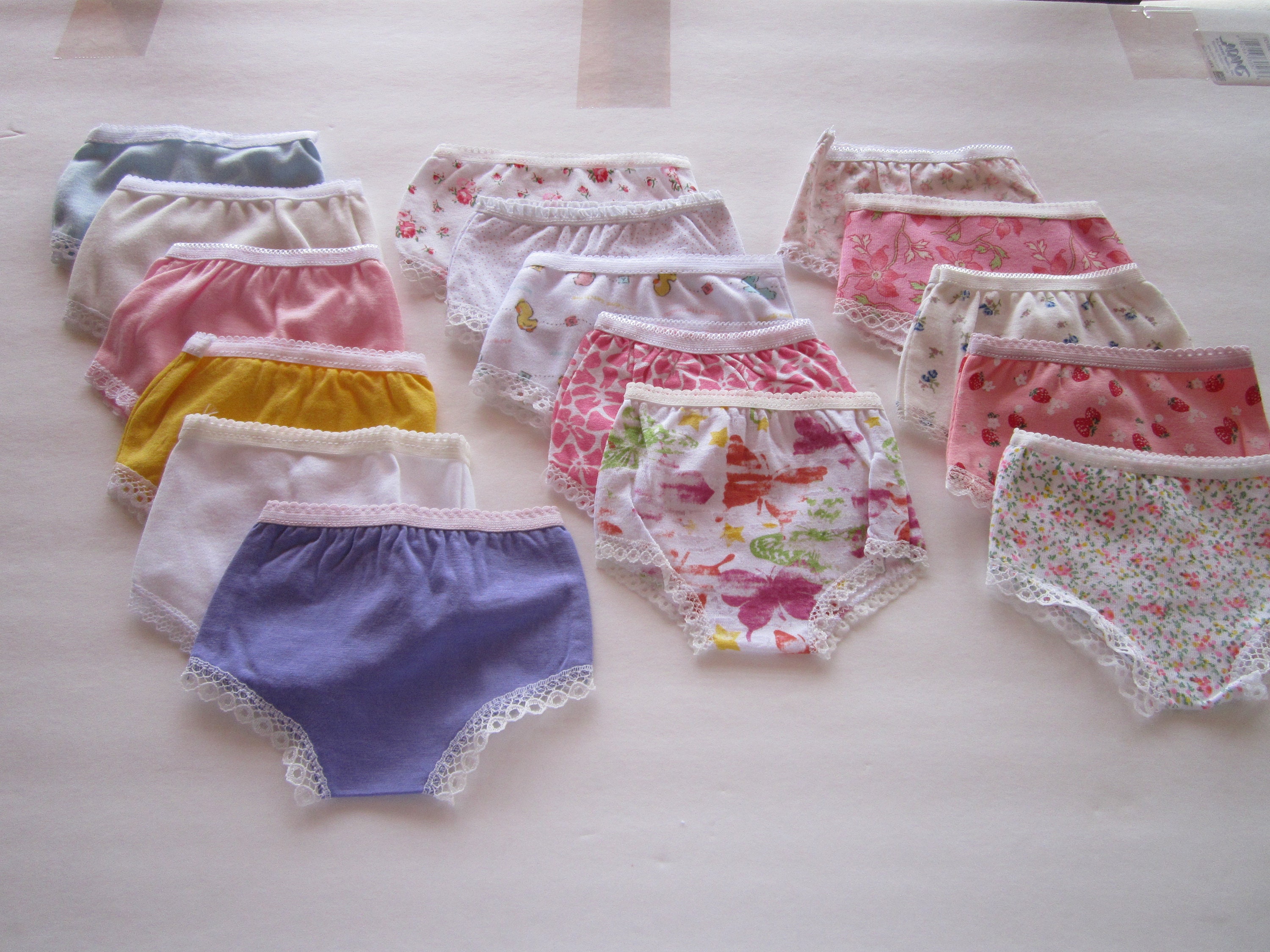 Instant Download PDF Easy CROCHET & SEWING Pattern to make Barbie Sindy 12  inch Teenage Doll Panties Knickers Petticoat Slip Underwear