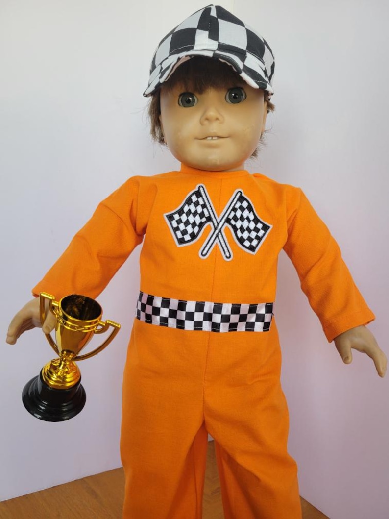 Girl Racing Hat Pick Your Color: Car Racing Car Driver Suit + Cap, Trophy - Fits ...