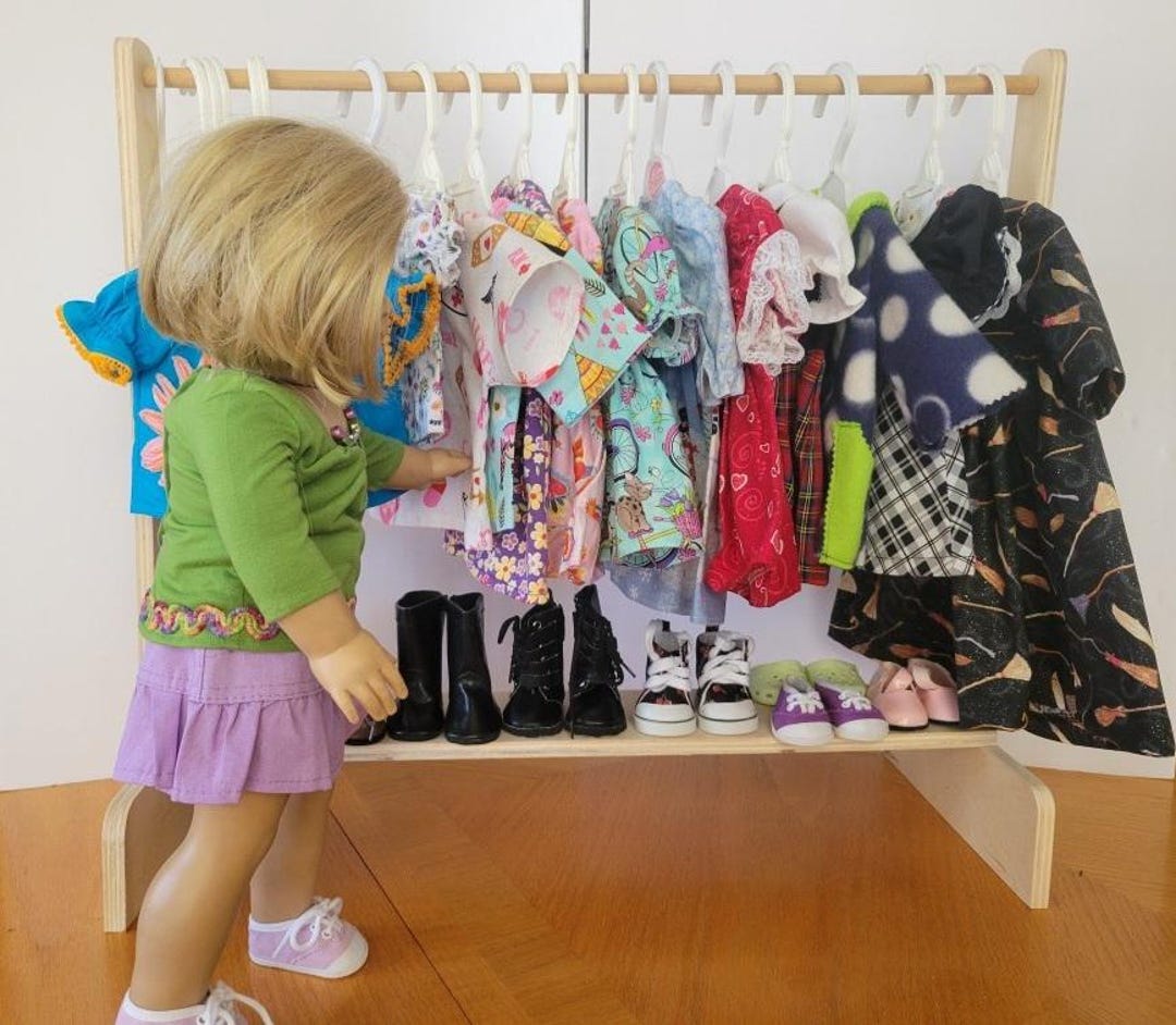 Cathy Rack Handmade Extra Large Wood Clothes Rack With Shoe Shelf - Works for ...
