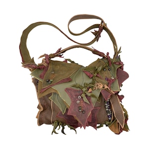Cartable en cuir fait main, cartable en cuir marron, sac bohème en cuir, sac à main en cuir, sac box, sac à feuilles en cuir, sac à main en cuir, sac de lutin