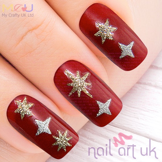 Adhesive Nail Art Stickers Fashion Pink Design Nail Foil Sticker