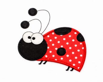 Ladybug Applique Embroidery Design – Kids Baby Shower Machine Pattern (Instant Download)