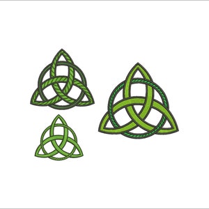 Triquetra. Embroidery design for embroidery machine. 3, 4 and 5inch. Pagan. Wicca. Witchcraft. All formats for home and commercial machines