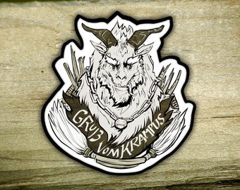 Krampus-klistermärke
