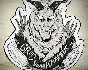 Krampus Sticker