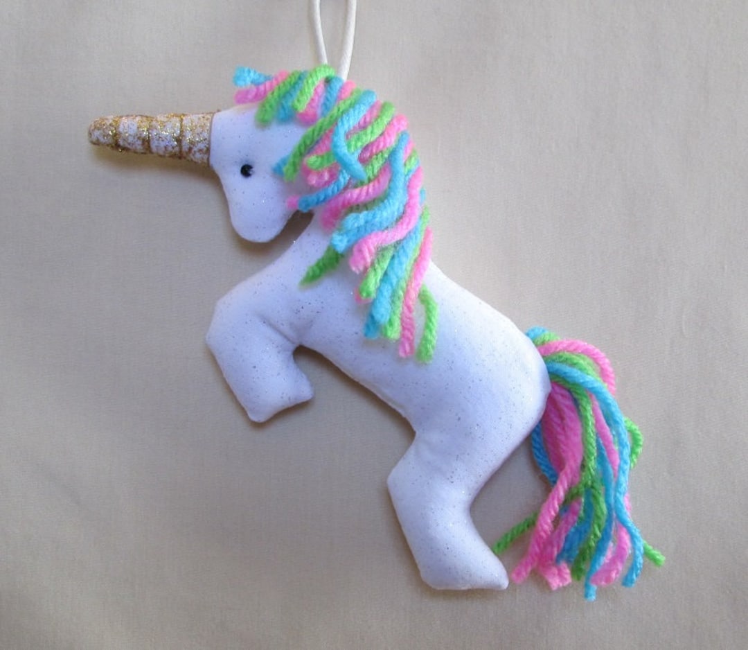 Llavero Unicornio de tela, adorno, accesorio España