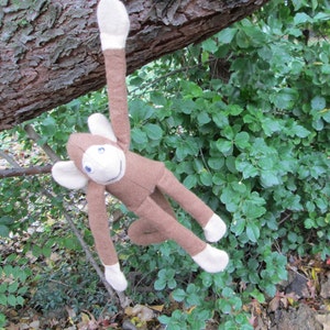 Fabric Clinging Monkey keychain, ornament, accessory