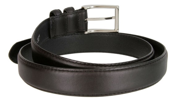 HJ-10 Belts for Men Oil-Tanned Genuine Leather Italian Dress Belt