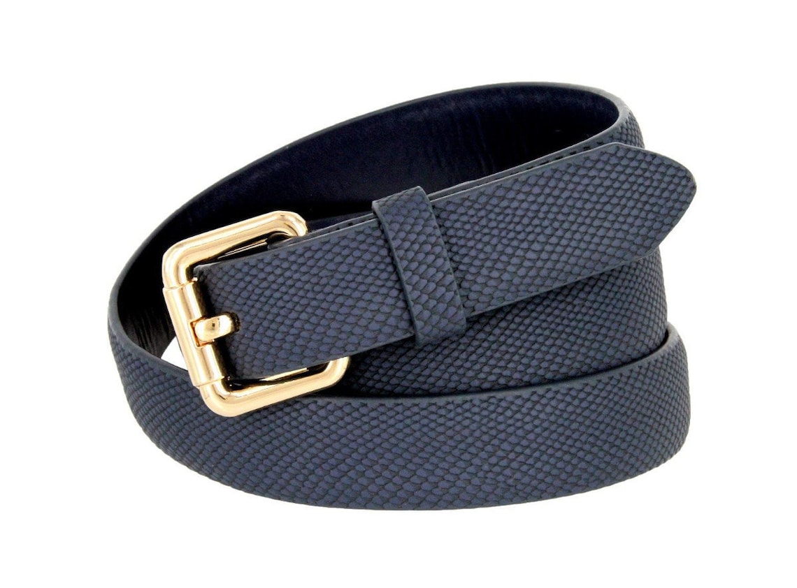 Cintura In Pelle Per Donna - Larghezza 30mm, Design Reversibile Ed Elegante - Foto 12