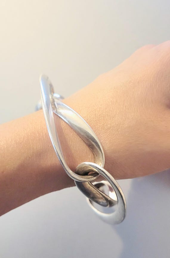 Jensen Silver Bracelet Georg Jensen Infinity Bangle Infinity