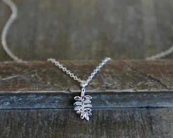 Sterling Silver 18 Inch Fern Chain, Necklace Chains, Fern Chain