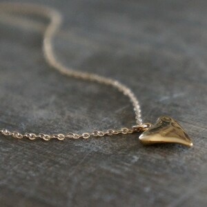 Gold Shark Tooth Necklace // Small Sharks Tooth Pendant on a 14k Gold Filled Chain Good Luck Charm Necklace Amulet Necklace image 8