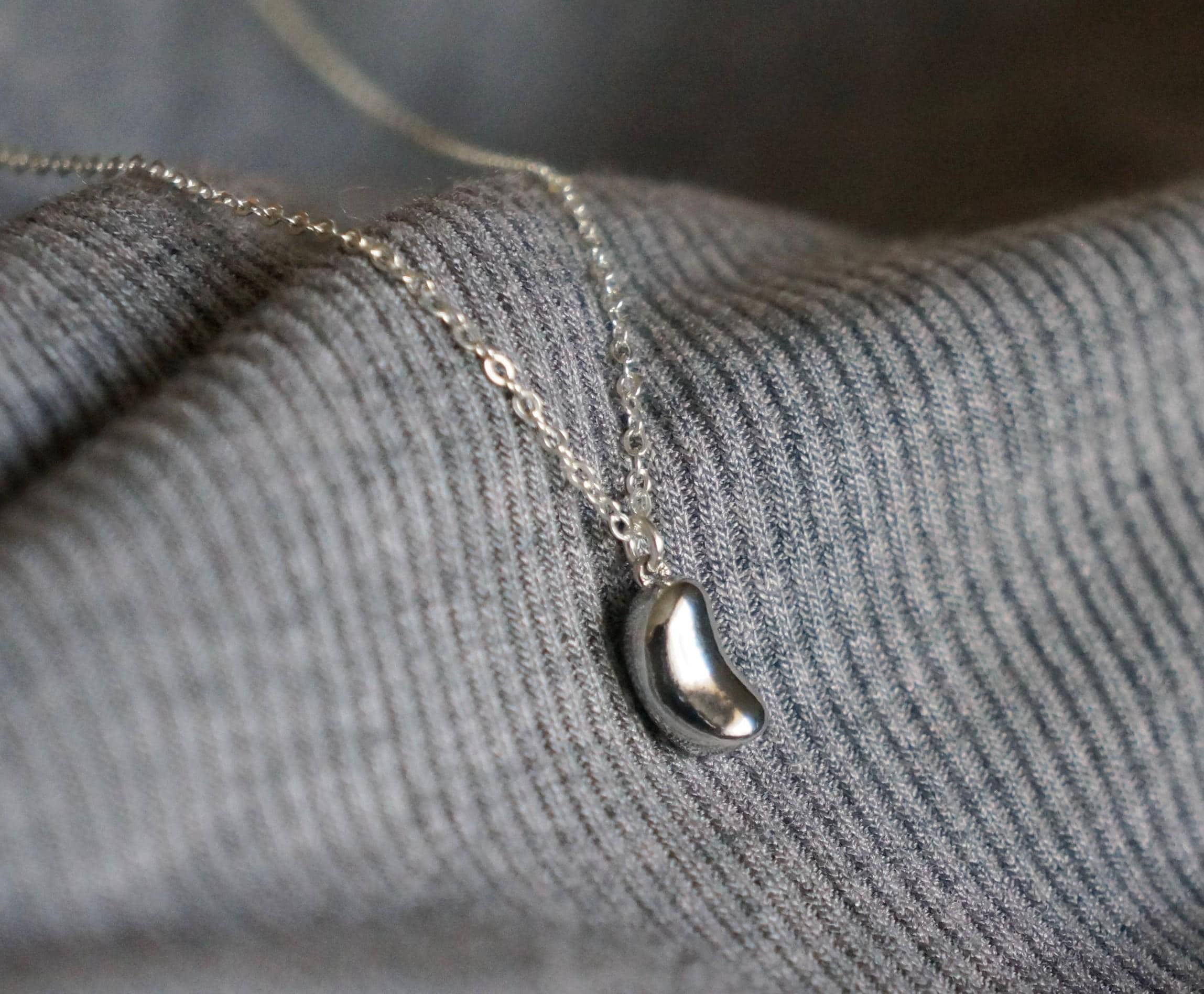 ネックレス・ペンダント TATIANA Silver 925 Happy Bean Beads Necklace NZ2441 Amazon.com: 925 Sterling Silver Bean Necklace For Women
