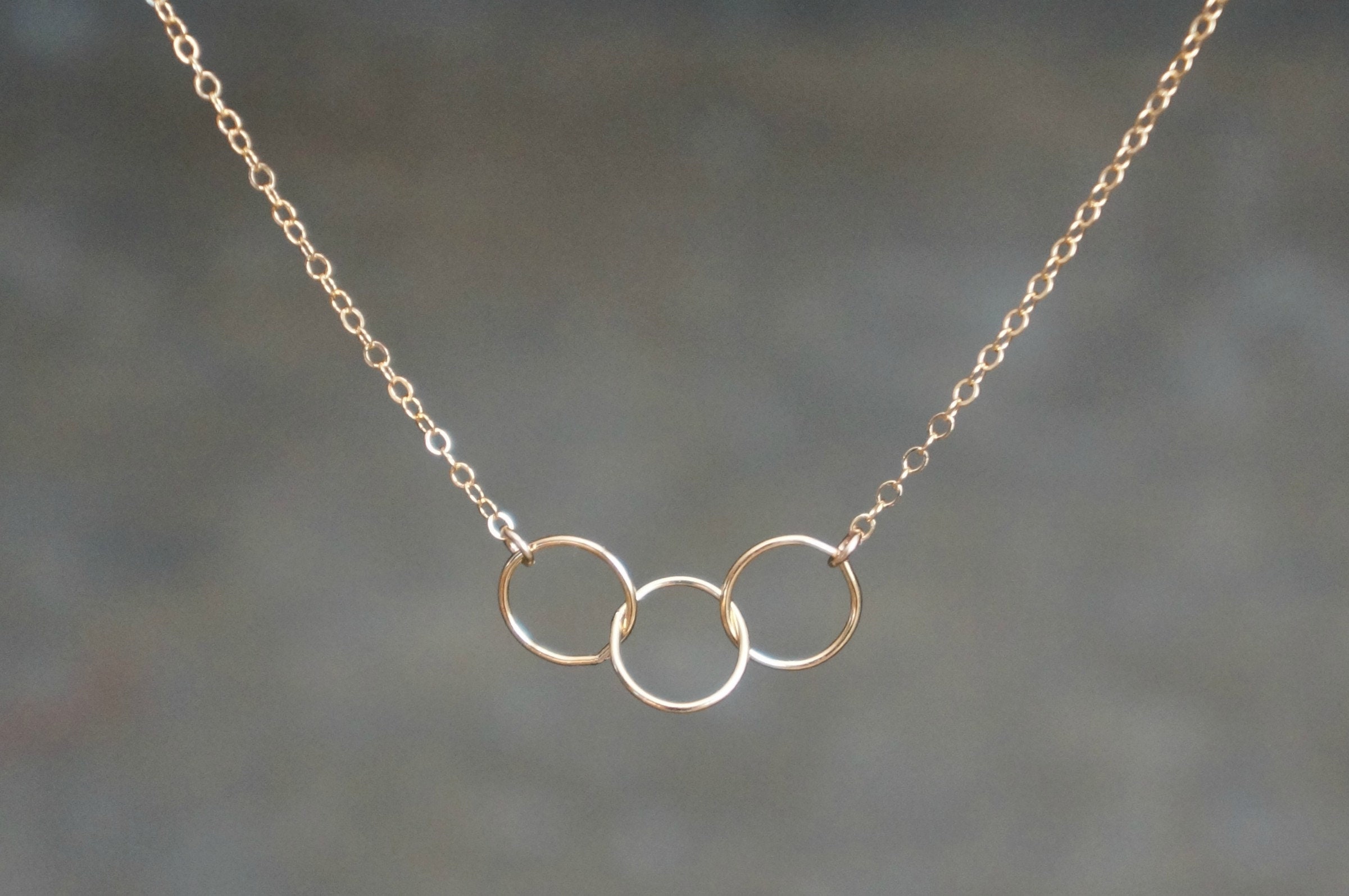 Three Ring Necklace