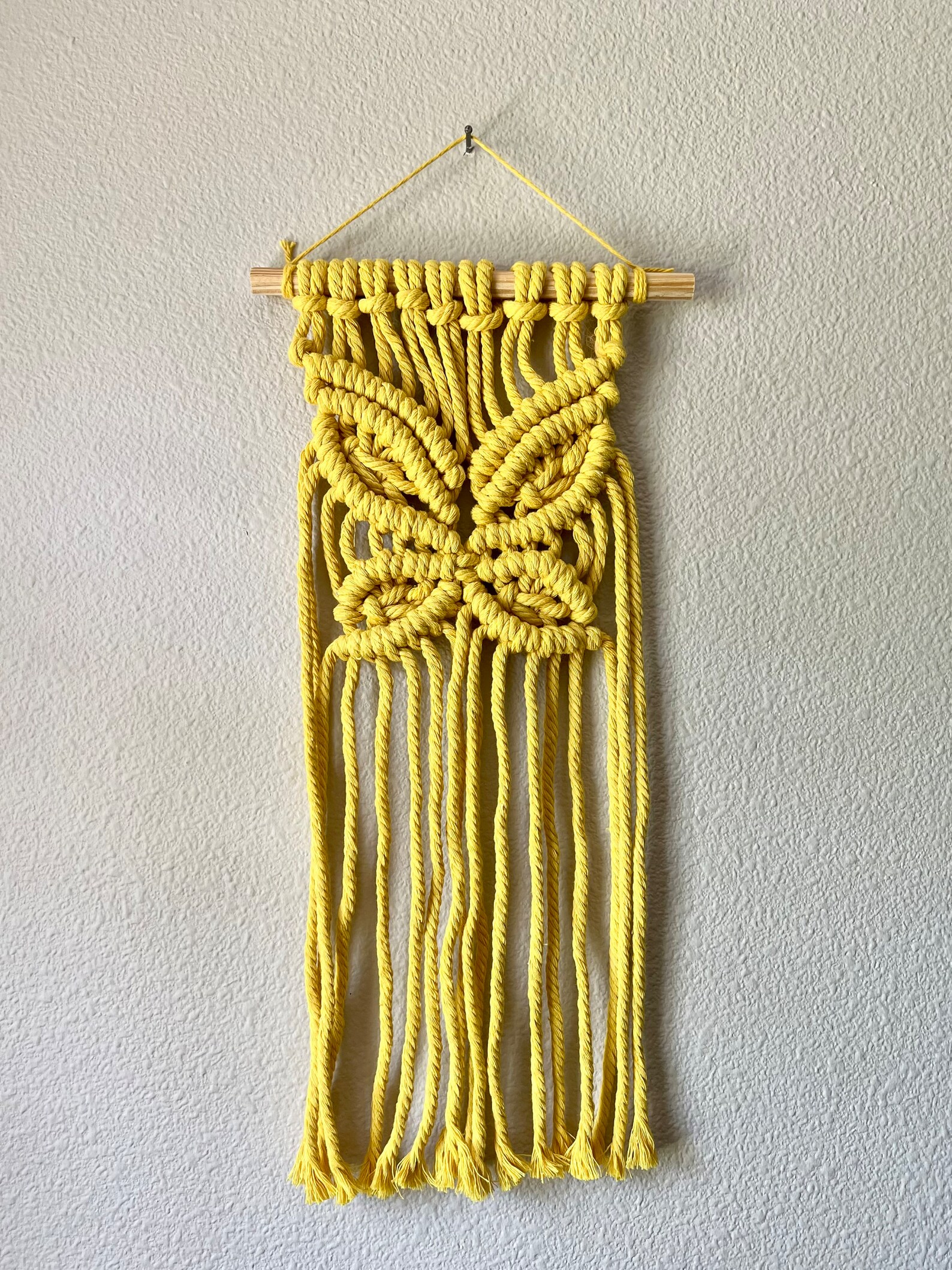 Macrame Project Kit Butterfly Wall Hanging by Leisure Arts main image 1
