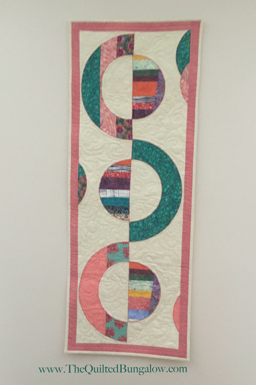 Modern Handmade Quilt Contemporary Art Quilt Quilted Wall Hanging Etsy