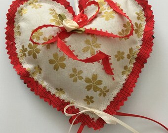 Heart Christmas Ornament | Christmas Decoration | Heart Package Topper