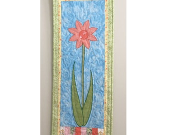 PDF Applique Quilt Pattern | Wall Quilt Pattern | Spring Floral wall Hanging PDF Pattern