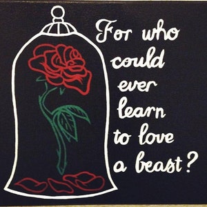For Who Could Ever Learn To Love A Beast Beauty And The Beast Etsy For Who Could Ever Learn To Love A Beast Beauty And The Beast Etsy