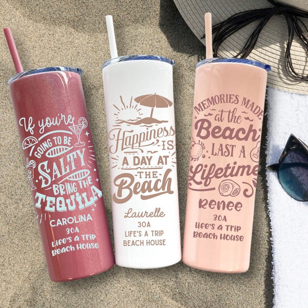 Beach Trip Tumbler Etsy