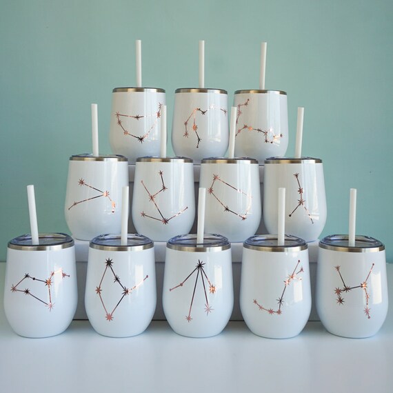 Starbucks 2019 Constellation 12oz Sagittarius Cup Double Ceramic Mugs Collection